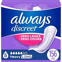 Amazon.com: Always Discreet Adult Incontinence Pads for Women ...