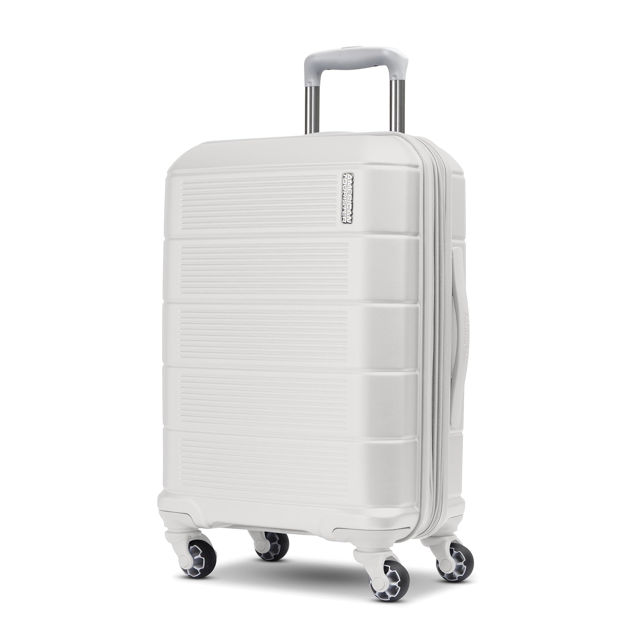 American Tourister Stratum 2.0 Expandable Hardside Luggage with Spinner Wheels, Carry-On, White Image
