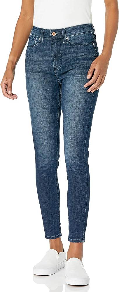 signature levi strauss high rise slim crop