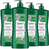 Suave Natural Rosemary & Mint Conditioner, for Strong & Healthy Hair, No Dyes, No Parabens, No Phthalates, 28 oz Pack of 4