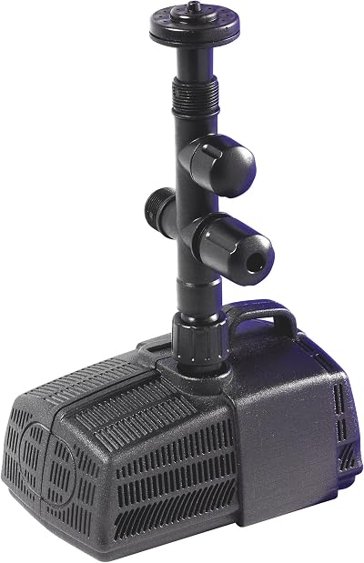 Hozelock Fountain & Cascade Pond Pump 1500 LPH Adjustable Flow