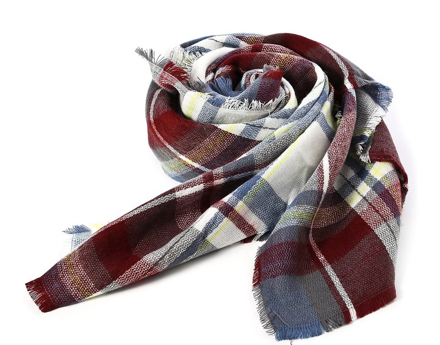 Zando Women's Scarves Fall Fashion Scarfs Soft Plaid Blanket Scarf For Women Winter Shawl Cape Scarf Wrap Zando Women's Scarves Fall Fashion Scarfs Soft Plaid Blanket Scarf For Women Winter Shawl Cape Scarf Wrap