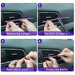 Kewucn 20 PCS Car Air Conditioner Vent Decorative