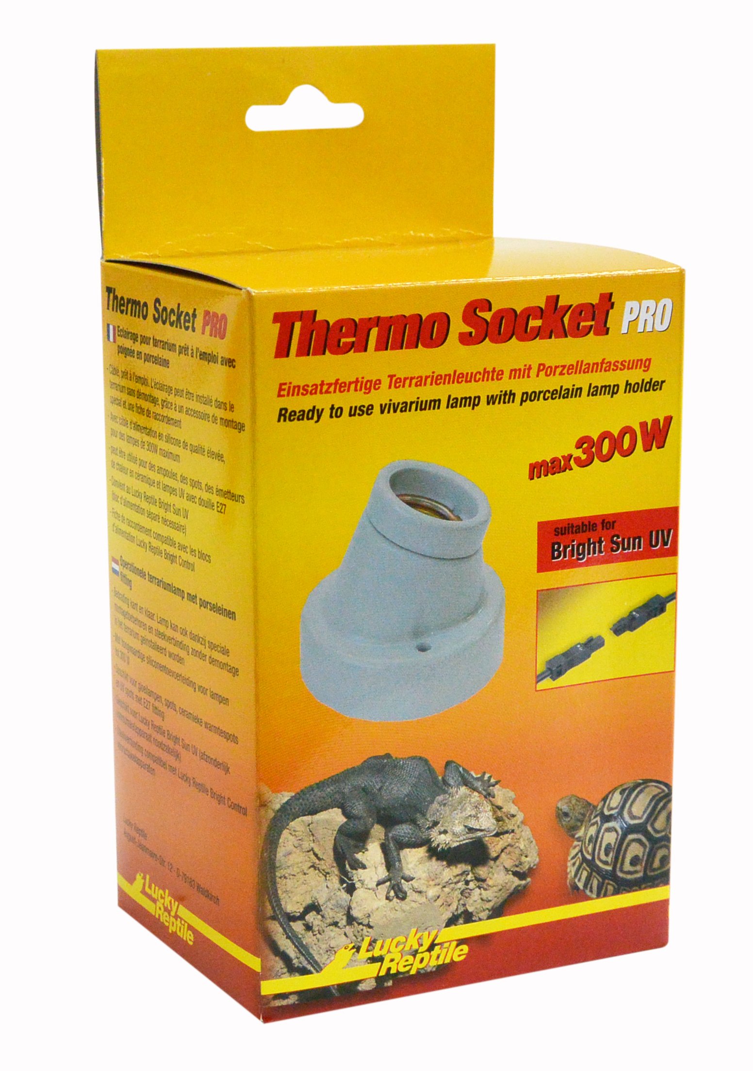 Lucky Reptile Thermo Socket Pro, Ready-to-Use Terrarium Light with Porcelain Socket and Plug and Play System