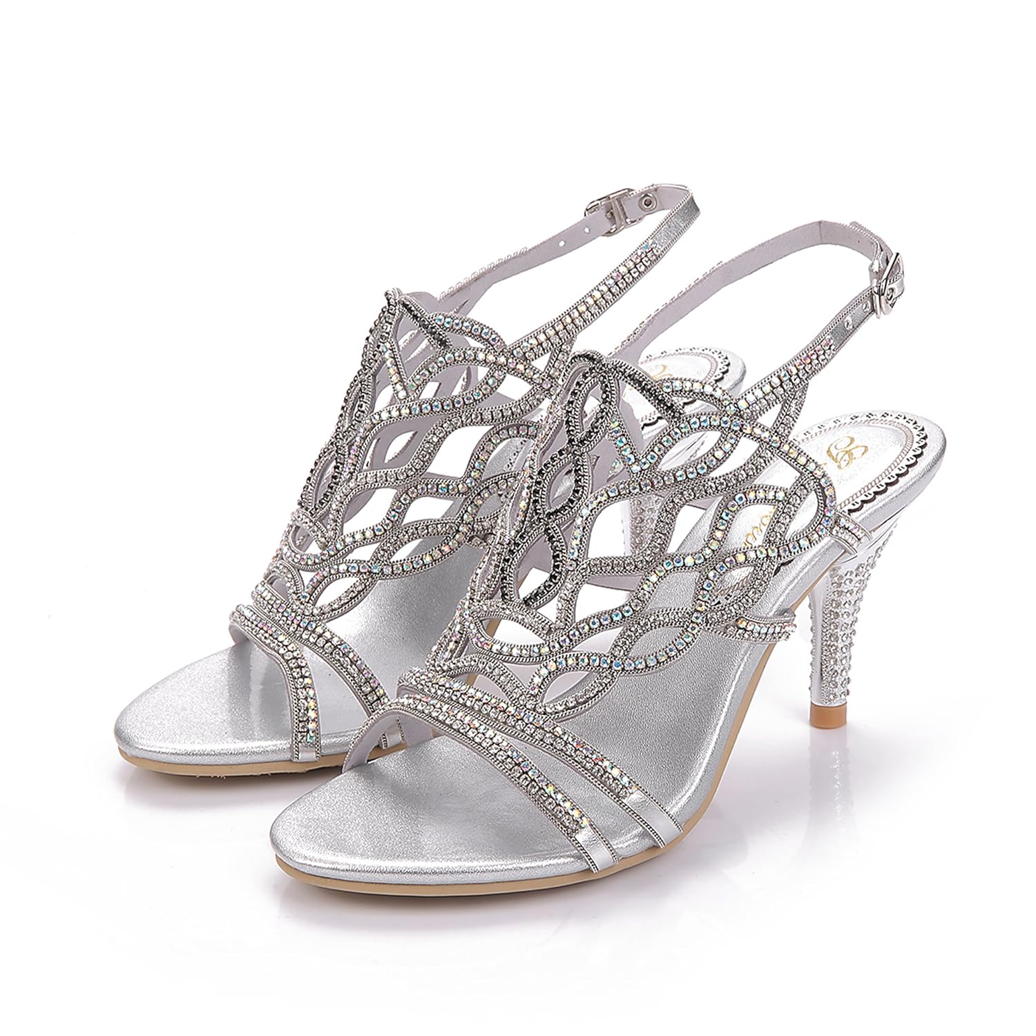 ladies silver dress shoes