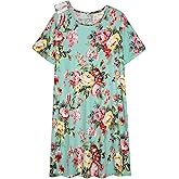 AVIIER Hospital Gowns for Women Open Back Adaptive Clothing Nightgowns Post Shoulder Surgery Dress