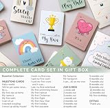 Tiny Trees 40 Baby Milestone Cards in Gift Box Unisex New Baby Gift view 4