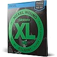 D'Addario EXL220BT 45-65 Gauge Nickel Wound Bass Guitar Strings, Balanced Tension Super Light