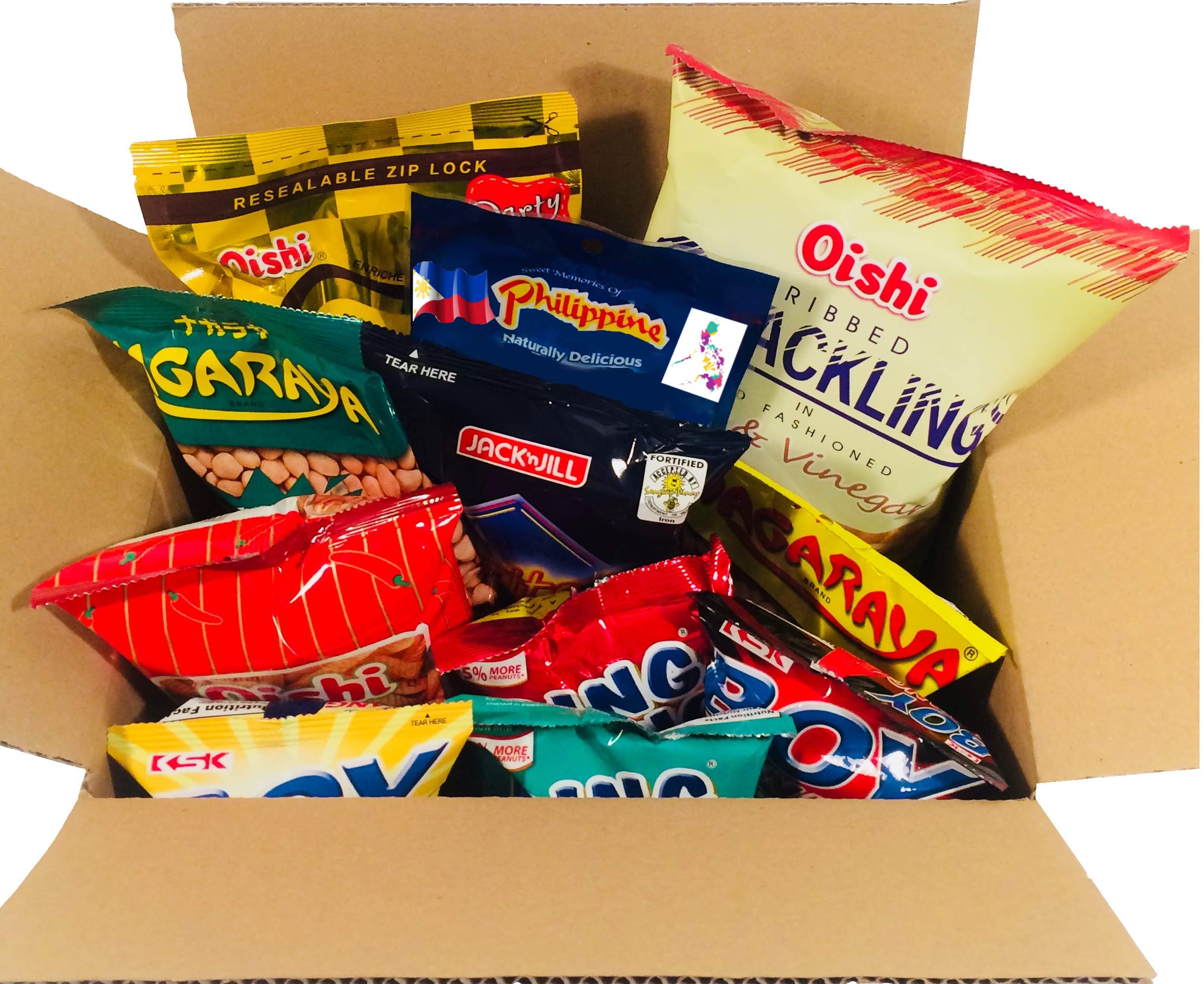 WORLD FOOD MISSION BALIKBAYAN SNACKS BOX VARIETY ASSORTMENT OF CLASSIC