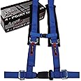 4 Point Harness with 2 Inch Padding (Ez Buckle Technology) (Blue)