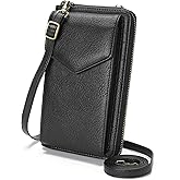 SENDEFN Small Crossbody Bag for Women Cell Phone Purse Leather Wallet Purse Shoulder Bag with Adjustable Strap