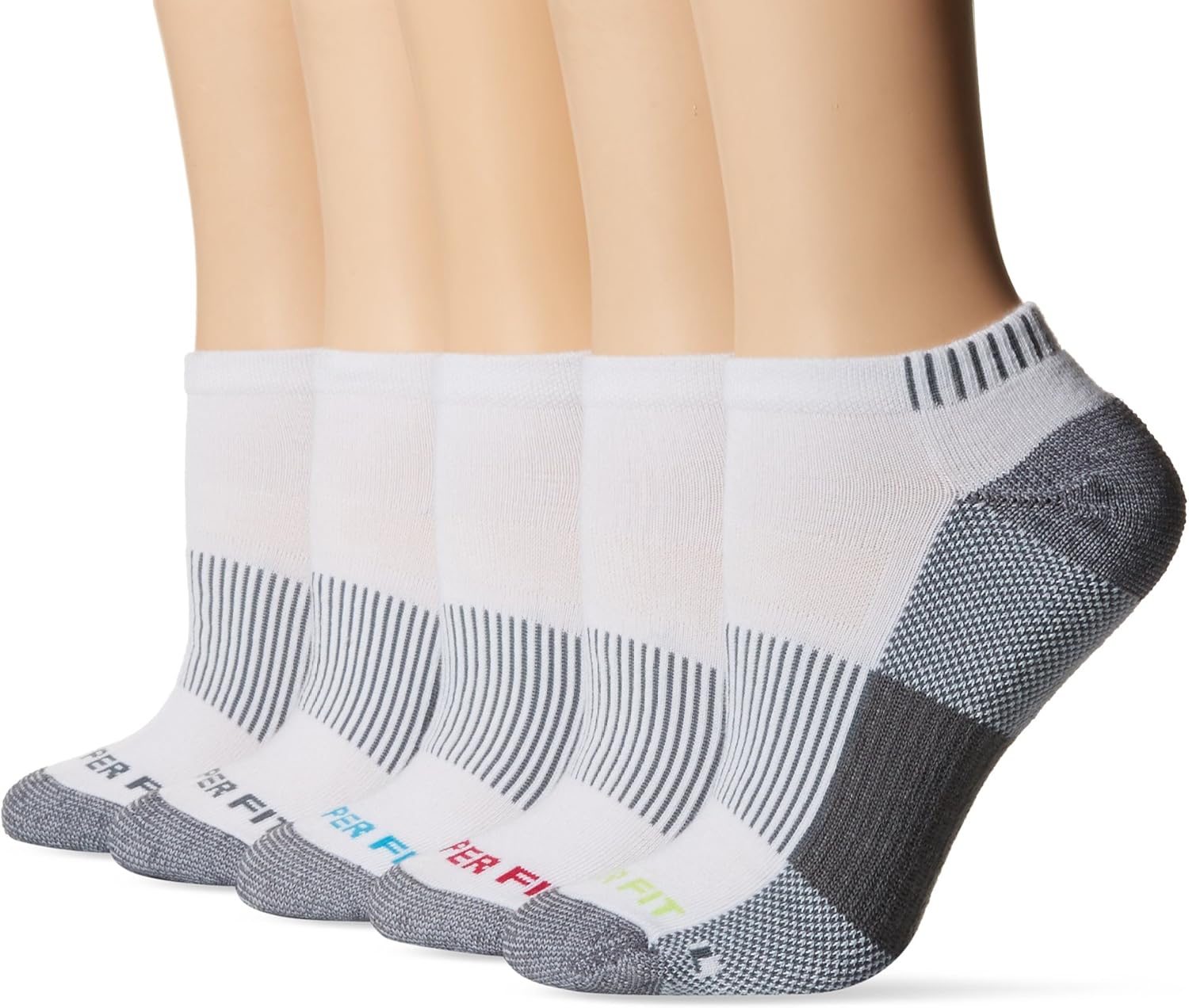 Copper Fit Women's Performance Sport Cushion Low Cut Ankle Socks (5