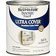 Rust-Oleum 267330 Painter's Touch Latex Paint, Quart, Satin Blossom White