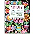 Current Mary Engelbreit Bill Paying Organizer Book - 9" x 12” Personal Account Book, Spiral Bound, 14 Storage Pockets, 32 Label Stickers, Monthly Finance & Payment Management Tracker for Home & Office