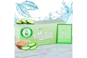 Venture Wipes FreshTush Flushables Scented - Premium Quality Personal Cleansing Wipes - Gentle on Sensitive Skin - Hygienic & Portable - Ideal for On-The-Go and Daily Use - 30 Count