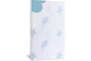 VMFKPNR Pack and Play Mattress, 38" x 26"x 3'' Dual-Sided Memory Foam Pack N Play Mattresses for Playpen Playard Mini Crib Ma