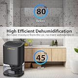 Belaco 1000ml Portable Dehumidifier Damp Mould Moisture Home Quiet Air Dryer view 9