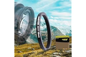 52mm Lens to 49mm Camera Lens Adapter,52mm-49mm Filter Step-Down Ring,Compatible All 49mm Filter Accessory.Made from CNC Mach