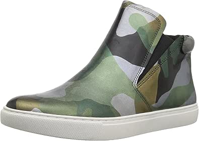 Kenneth Cole New York Womens Kalvin Mid-top Pull on Sneaker Stud Detail Techni-Cole 37.5 Lining