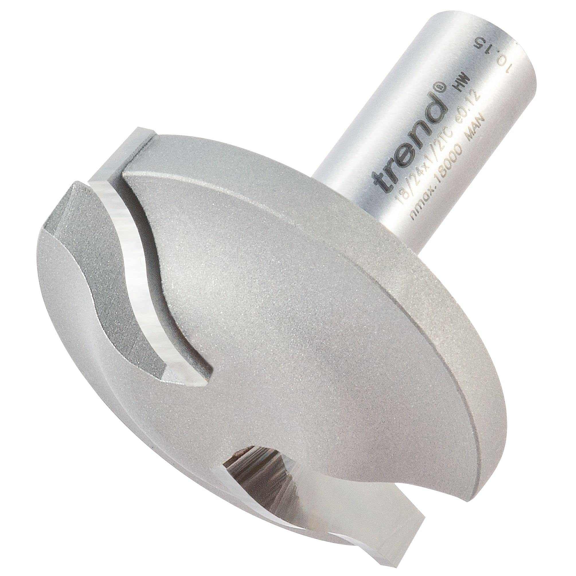 Trend Professional Ogee Panel Raiser Router Cutter, 1/2 Inch Shank, 50mm Cut Diameter, 16mm Bearing Diameter, 12mm Radius, 18/24X1/2TC