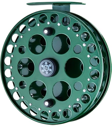 amazon centrepin fishing reels Float Reel Center PIN Trotting Reel 120mm 4 3/4 inches CNC Machined Aluminum Salmon Steelhead Fishing, Trolling stencil set Parts for Johnny Morris Designed as one of Model:FTS1002MFS