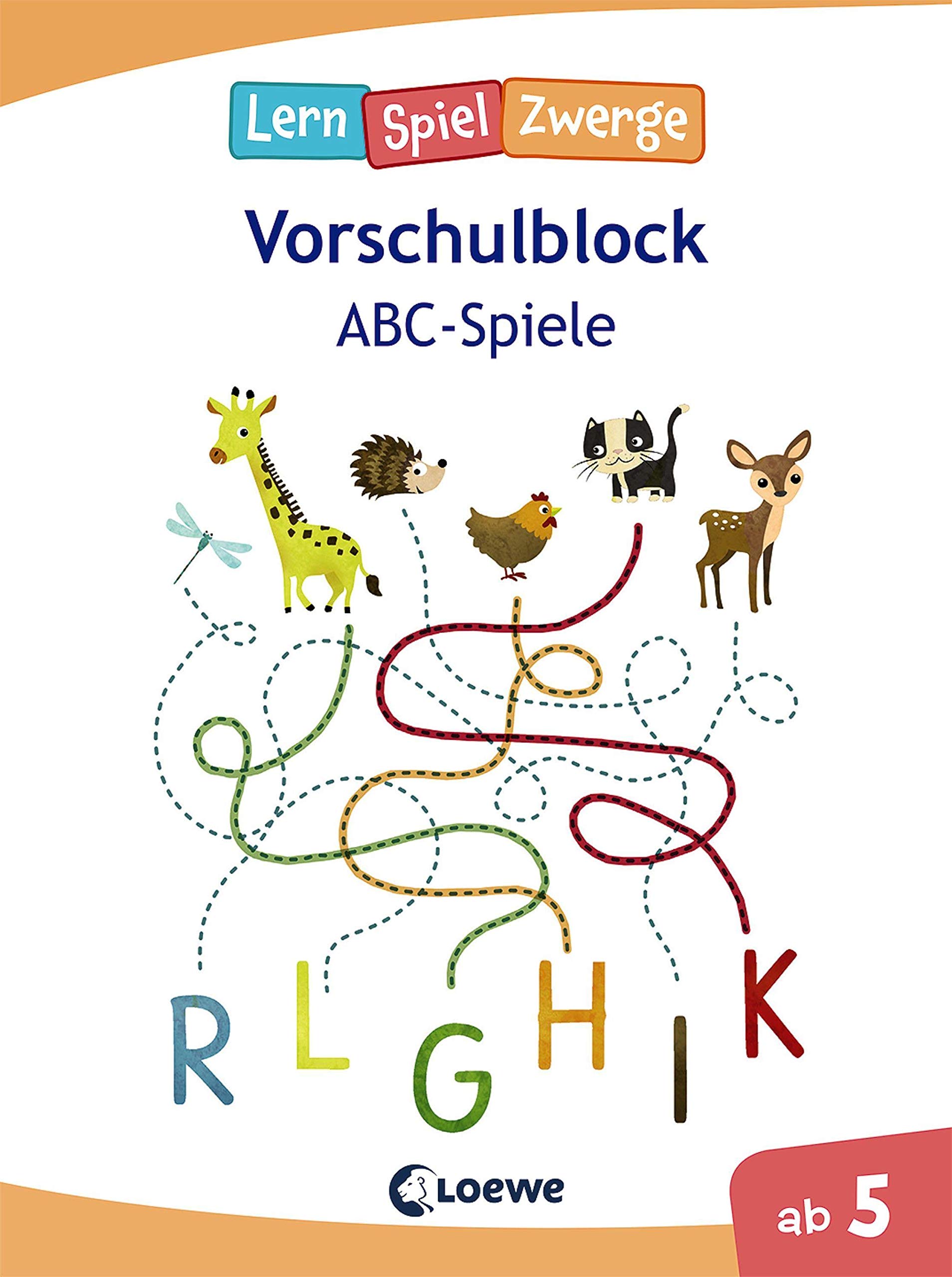Die Neuen Lernspielzwerge Abc Spiele Vorschulblock Ab 5 Jahre Lernspiele Und Ubungen Zum Buchstabenlernen Fur Kindergarten Und Vorschule Loewe Lernen Und Ratseln Neubauer Annette Eisendle Carmen Amazon De Bucher
