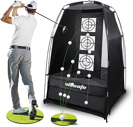 golf practice net and mat amazon