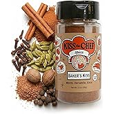 Kiss the Chef Baker's Kiss Cinnamon Cardamom Gingerbread Spice Blend, 3.5oz | Warm Spice for Baking, Gingerbread, Iced Coffee, Apple Pie &amp; Chai Lattes &ndash; All-Season &ndash; Sugar Free, Gluten Free, No Seed Oils