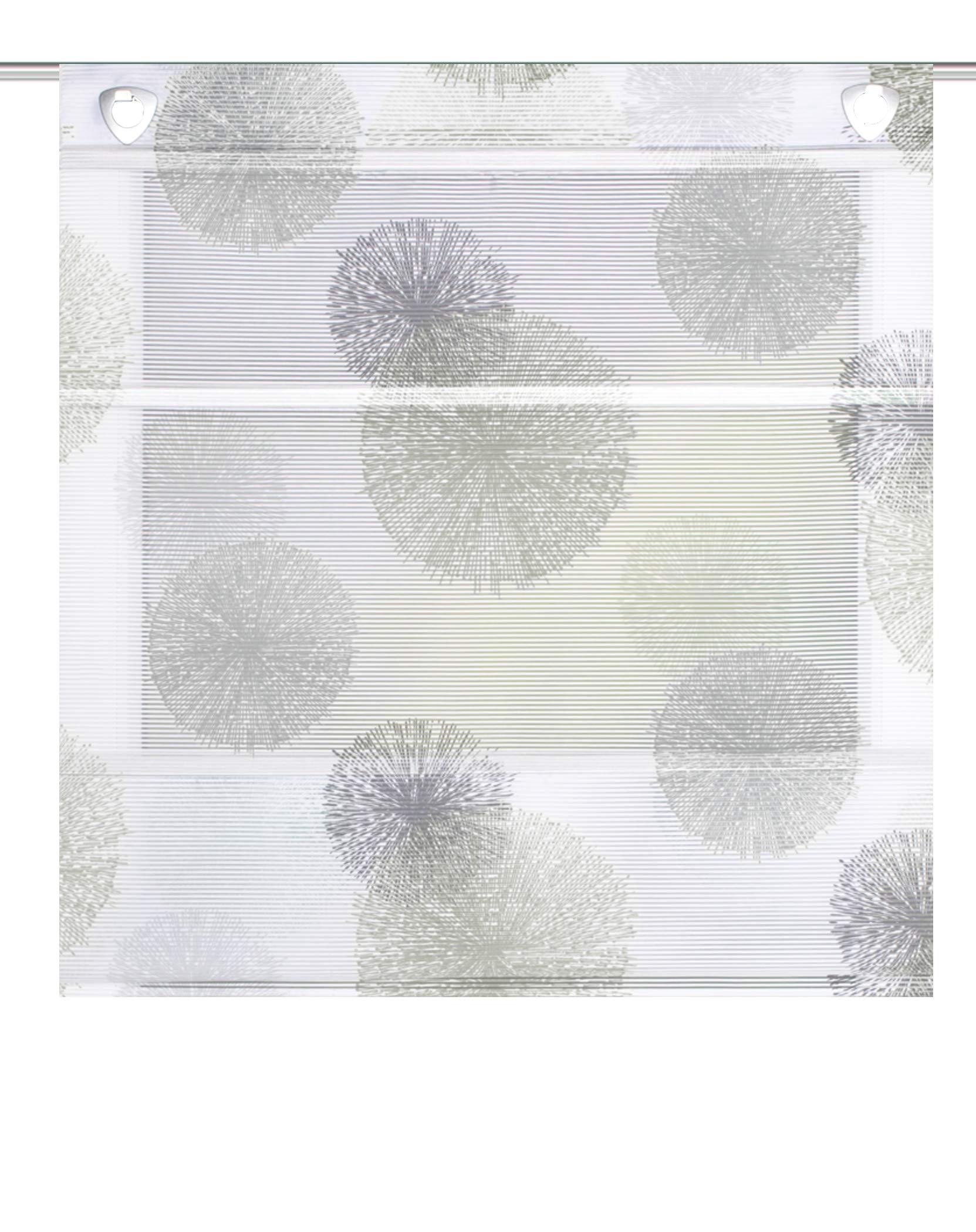 Home Fashion Magnetic Roller Bamboo Look Rawlins, Stone, B45 x H130 cm