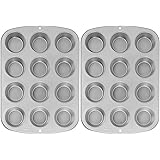 Wilton Recipe Right Nonstick 12-Cup Regular Muffin Pan (2, STANDARD)