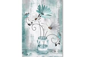 KICHANG Daisy Diamond Painting Kits,DIY 5D Diamond Art Kits for Adults Kids,Diamond Painting Diamond Art with Full Drill Round Diamonds,Diamond Dots Art Kits for Home Wall Decor Gifts-12X16inch