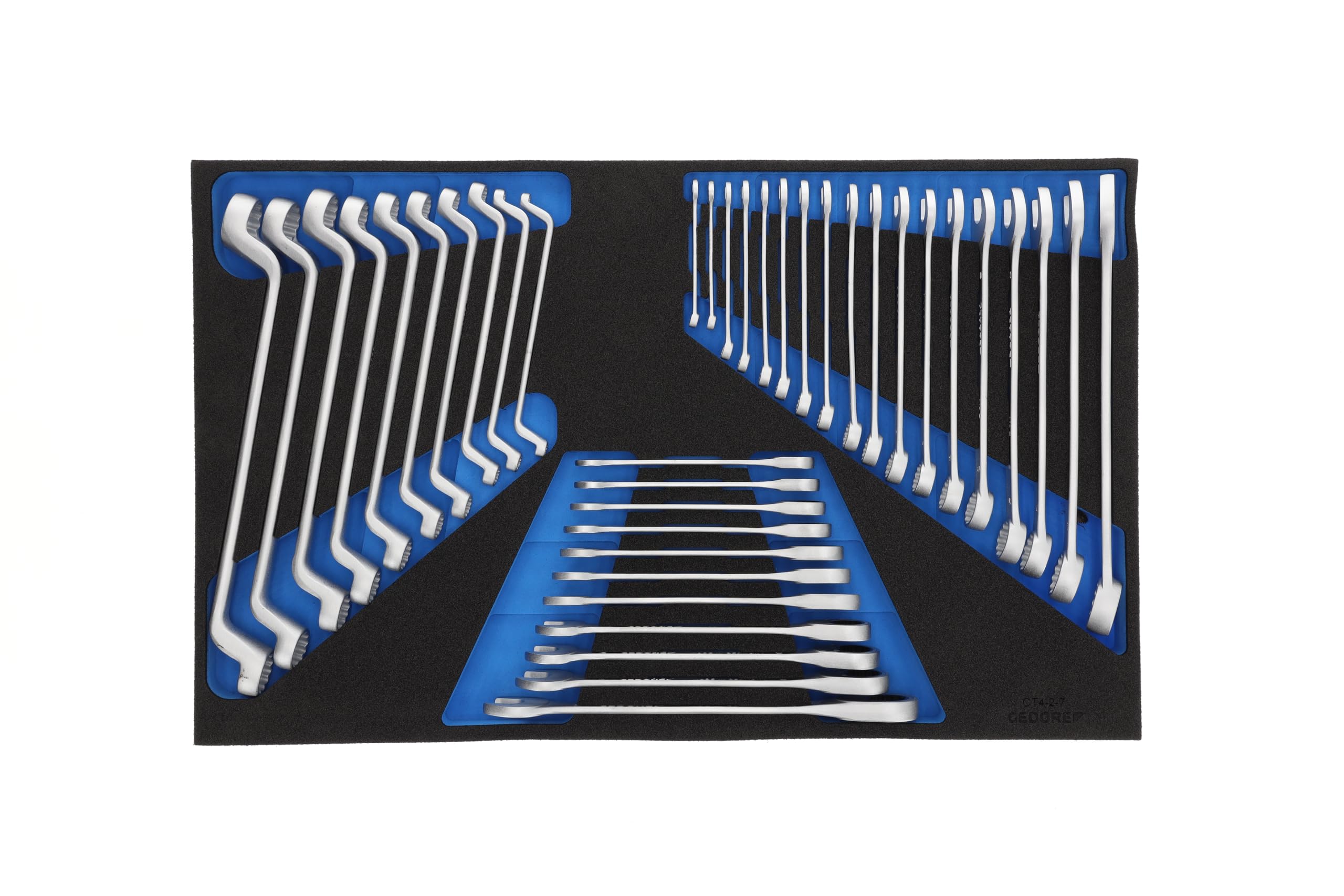 Gedore 2005 CT4-2-7 Combination Spanner Set in 4/4 CT Tool Module, 39 pcs