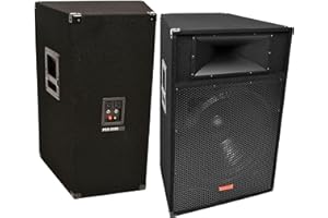 Mr. Dj USA PSS-2500 Single 18" Passive 2500 Watts 2-Way DJ/PA PRO Audio Loudspeaker