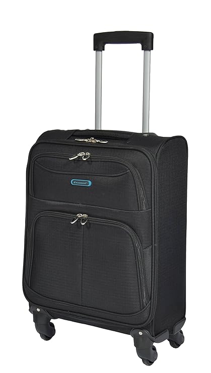 Cabin Size 4 Wheel Small Travel Hand Luggage Suitcase Trolley Bag