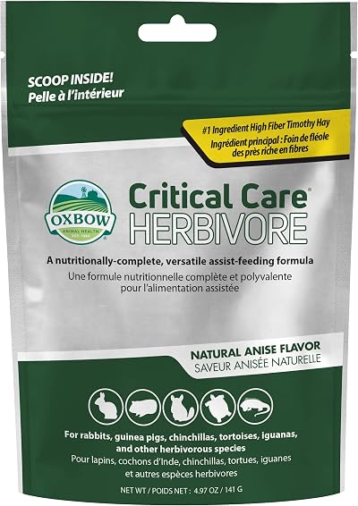 Oxbow Critical Care Herbivore Anise 141g Recovery Nutrition