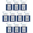 SCHMETZ Universal Sewing Machine Needles - Size 90/14, 5-Needle Cards, Pack of 10