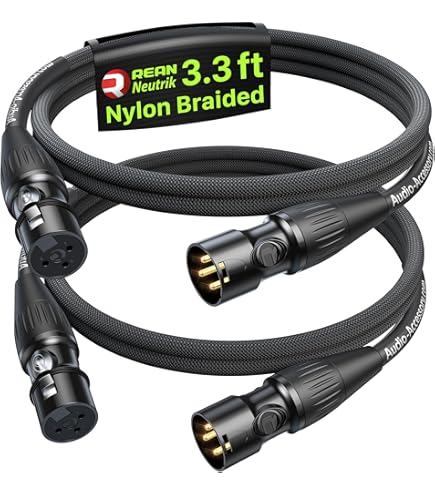 NEUTRIK：NA3MDF パネル取付コネクタ（XLR）ｘ8セット Amazon.com: Neutrik NA3MDF 3-Pin XLR Male to Female Microphone