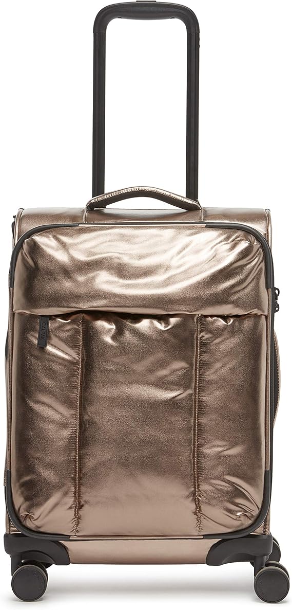 CALPAK Luka CarryOn Luggage Metallic Bronze Softside Spinner Suitcase CarryOns