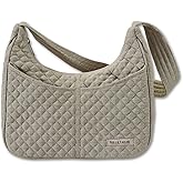 Bella Taylor Blakely - Hobo Shoulder Bag for Women - Lightweight Quilted Fabric Purse with Pockets