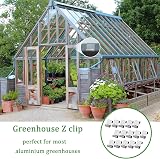COSORO 100pcs Greenhouse Z Clips Glass, Stainless Steel Glazing Clips view 4