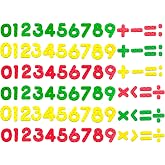 SpriteGru 102pcs Magnetic Numbers for Basic Math Mathematics Education (Stars Background)
