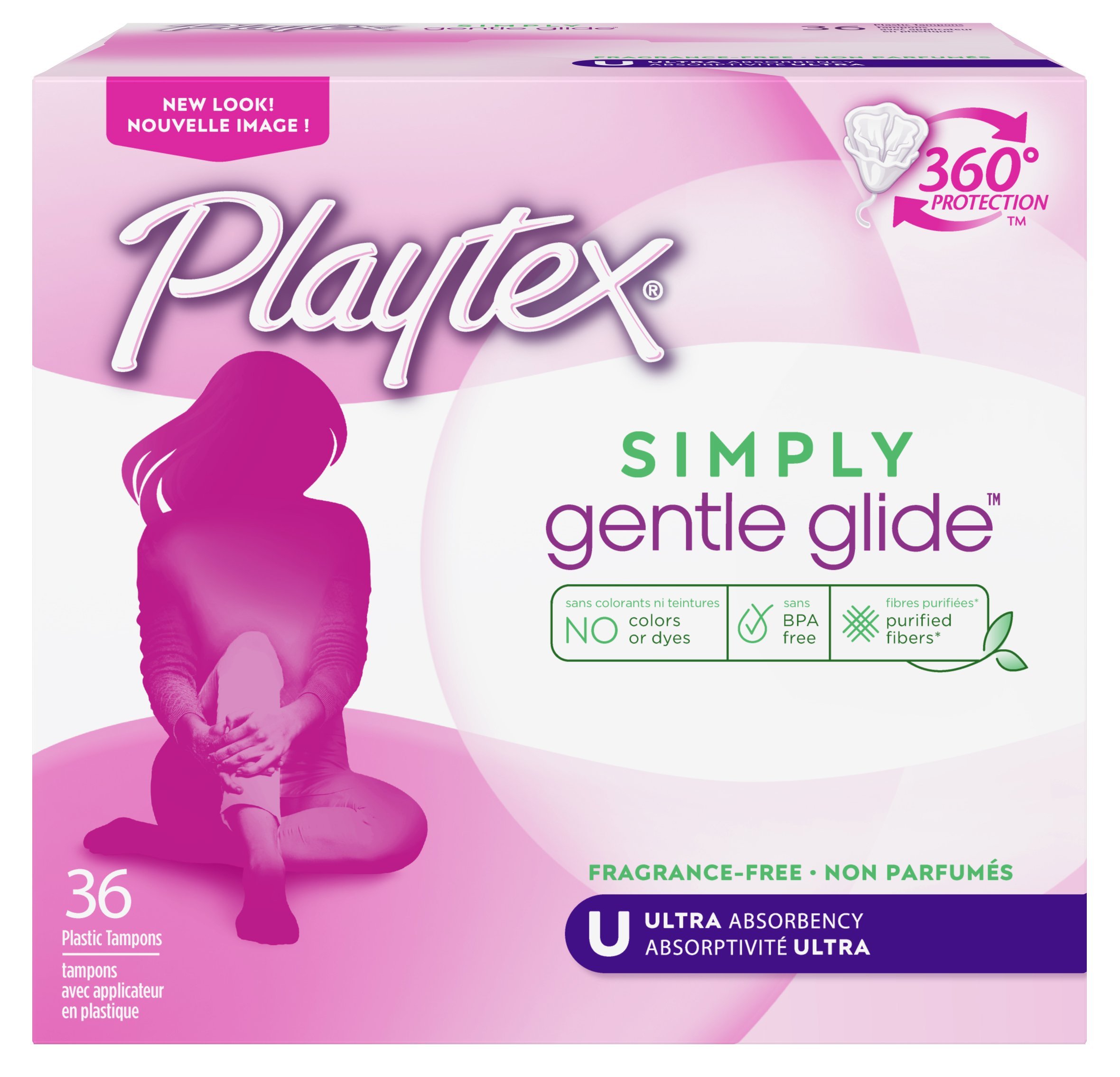 Playtex Gentle Glide Tampons with Triple Layer Protection