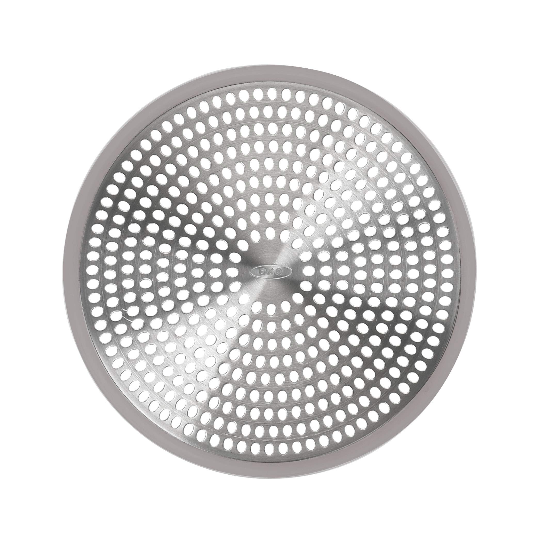 OXO 1288100 Good Grips Shower Stall Drain Protector, White/Black, A