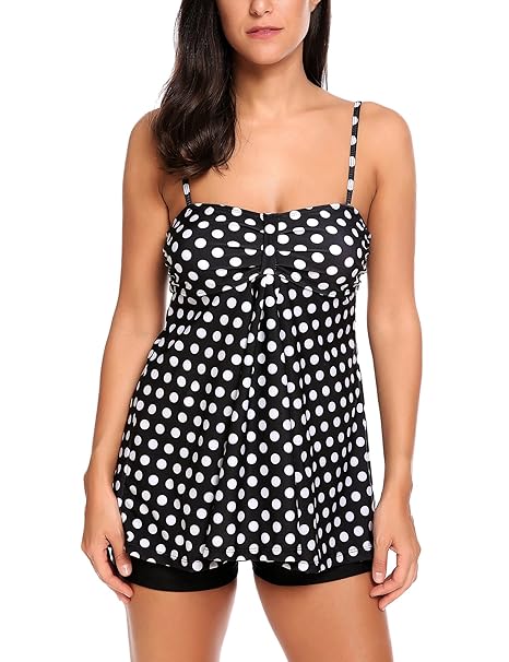 Avidlove Tankini Set Two Piece Damen Mit Höschen Monokini Neckholder Badeanzug Swimwear Plus Size Strandbekleidung