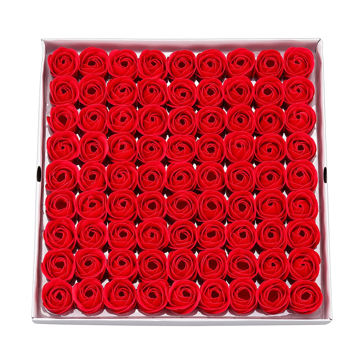 81PCS Soap Rose Flower - Flora Scented Soap Rose Flower - Plant Essential Oil Soap, Gift for Anniversary/Birthday/Wedding/Valentine¡¯s Day Box