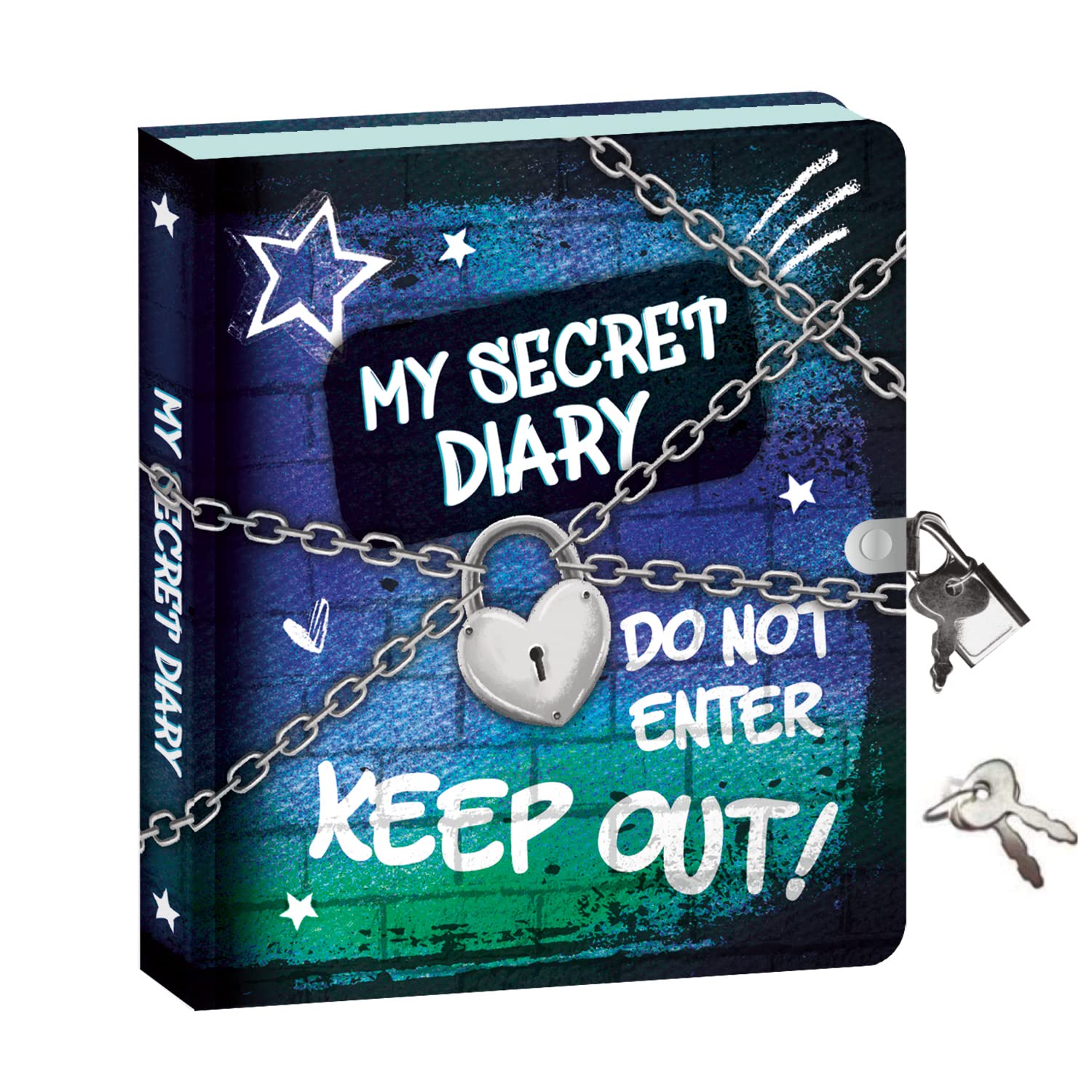 Peaceable Kingdom Kids Diary With Lock and Key Now with Spare Keys (My Secret Diary)