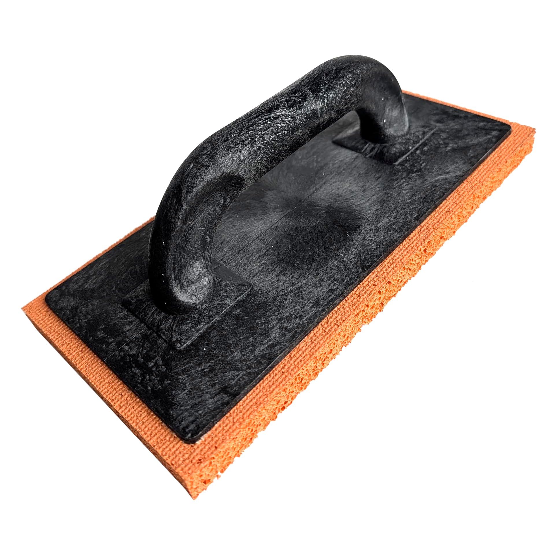 Orange Sponge Float Coarse 280 x 140 x 18 mm Rubber Sponge Trowel for Plastering, Rendering & Cement