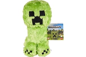 Mattel Minecraft Plush Toy, Creeper Soft Doll Inspired by A Minecraft Movie Character, 8-inch Collectible