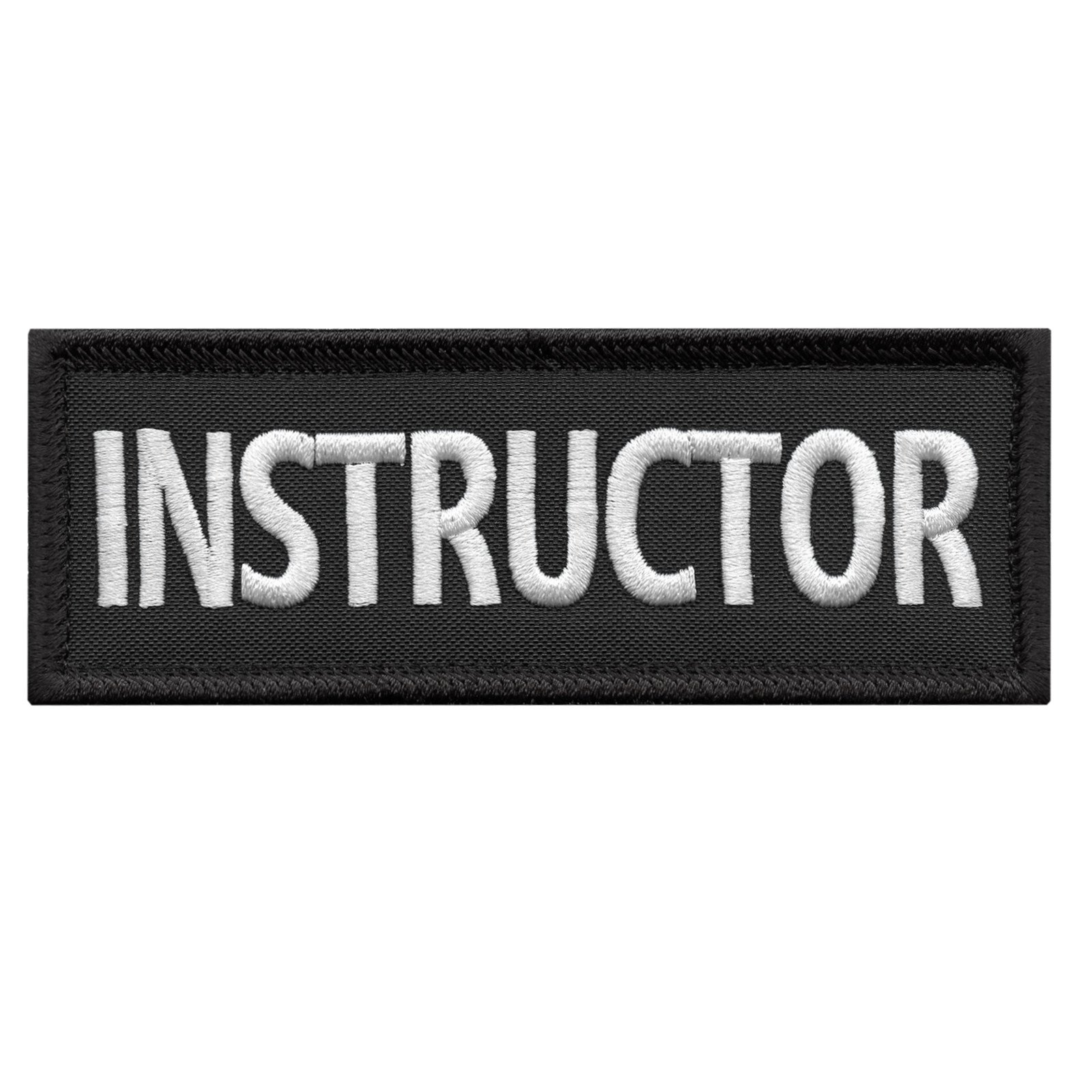 INSTRUCTOR 5"x2" Body Armor Plate CarrierTactical Vest Embroidery Touch Fastener Patch