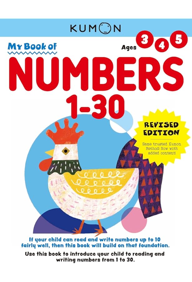 Kumon Numbers 1-30 Write & Wipe (Kumon Flash Cards): Kumon